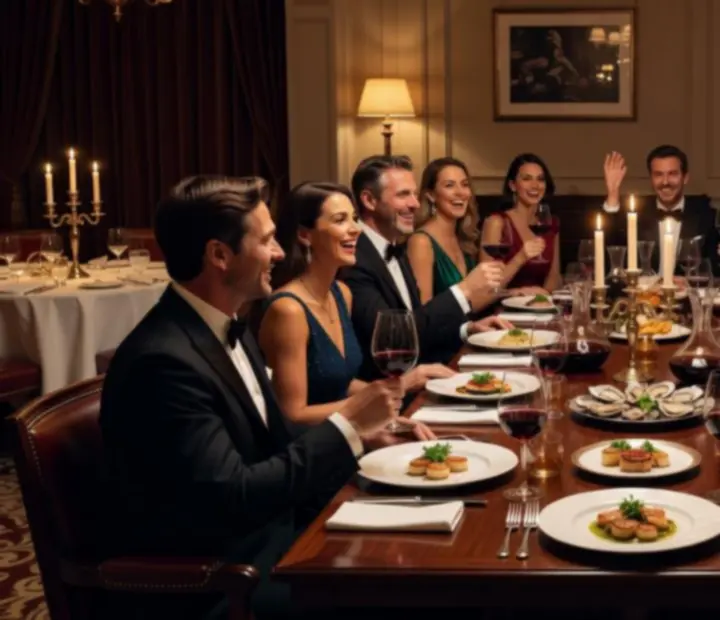 Eleganckie spotkanie towarzyskie podczas wieczoru degustacyjnego w Nocaristello
