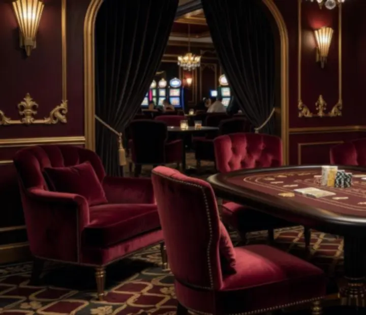 Prywatna loża VIP w lounge Nocaristello z eleganckim oświetleniem